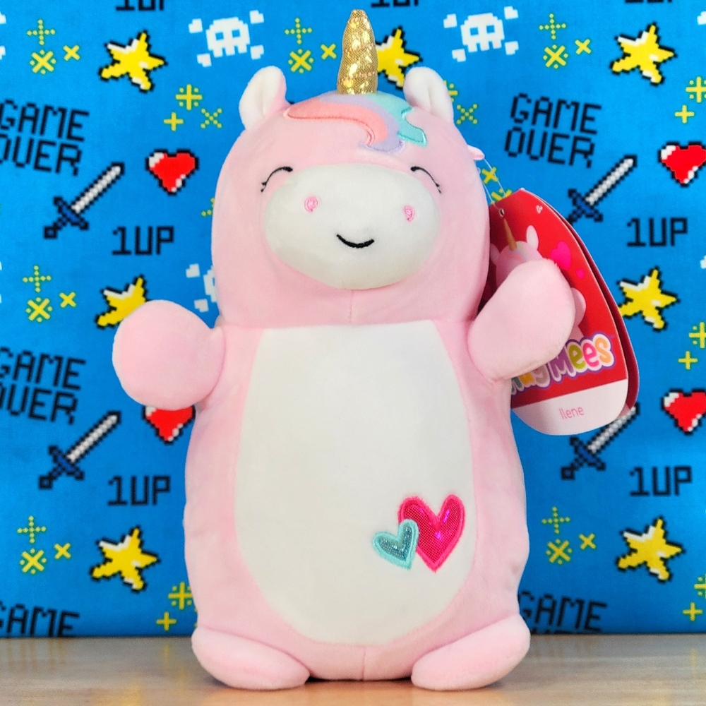 Squishmallow Ilene The Unicorn 10" 2022 Valentine's Day Hugmees Toy Plush NWT